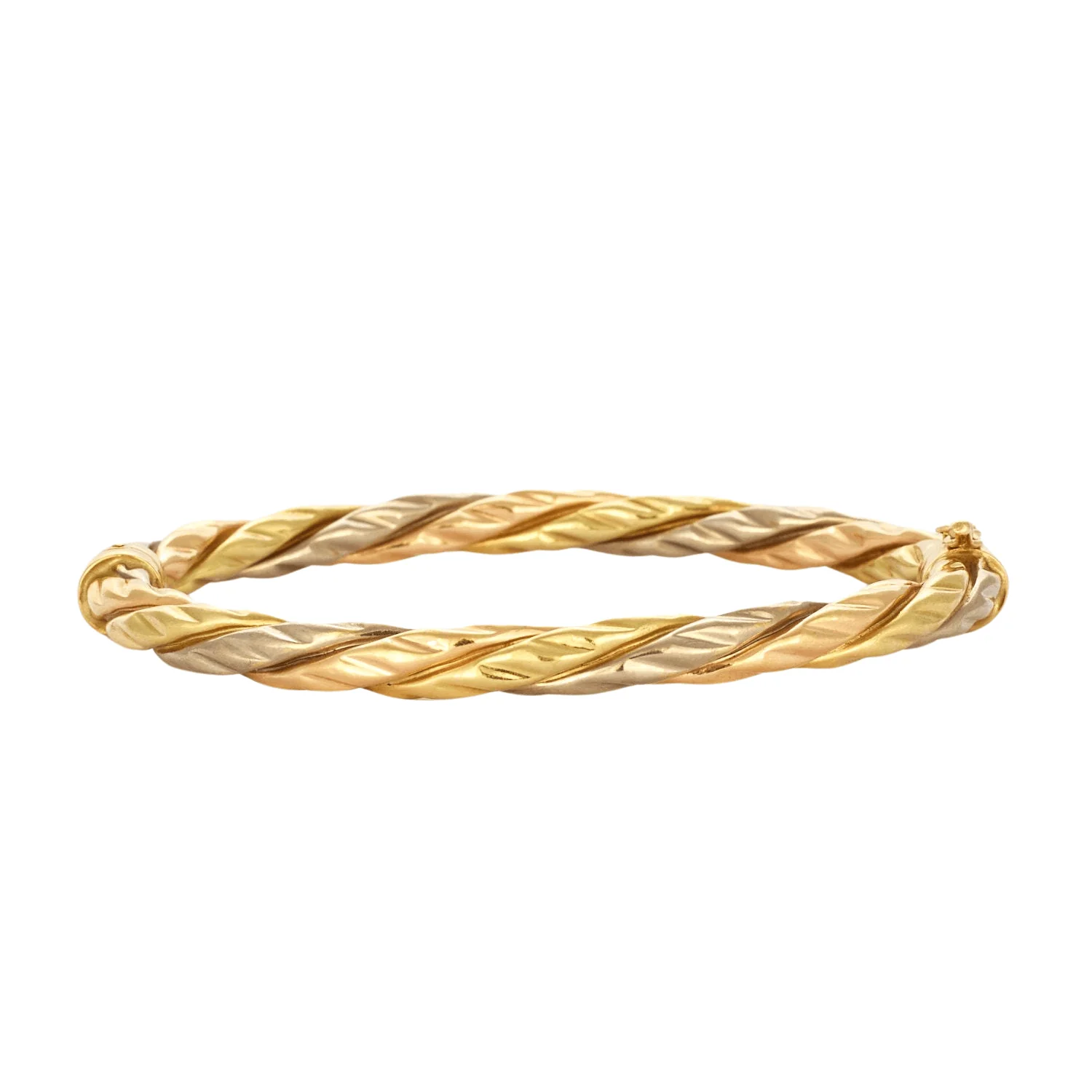 3 gold twisted bracelet