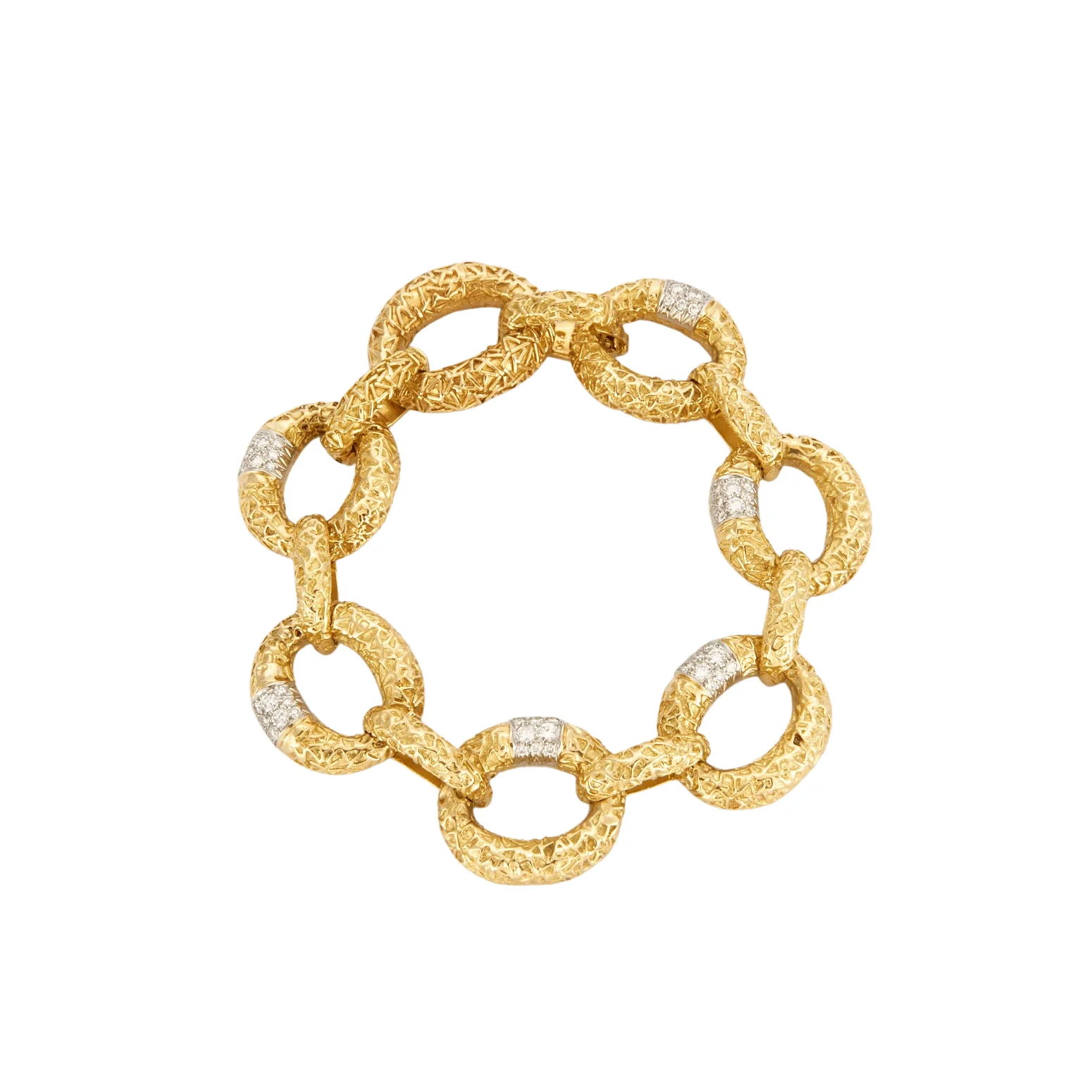 VAN CLEEF & ARPELS - Yellow Gold Diamond Bracelet