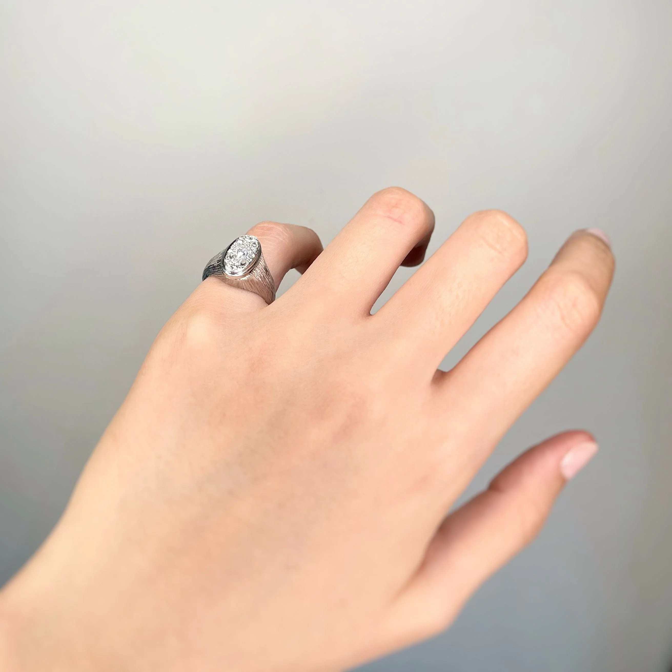 White gold diamond ring - Image 5
