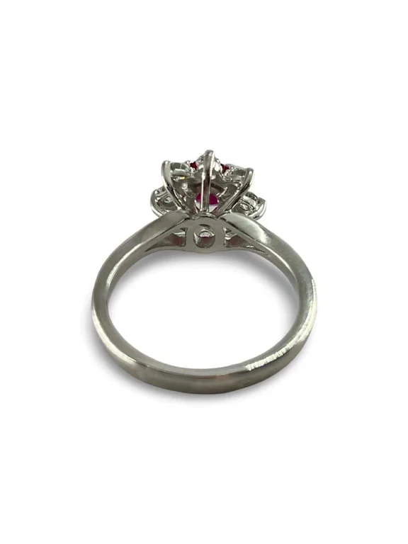 Gold, ruby and diamond ring - Image 4
