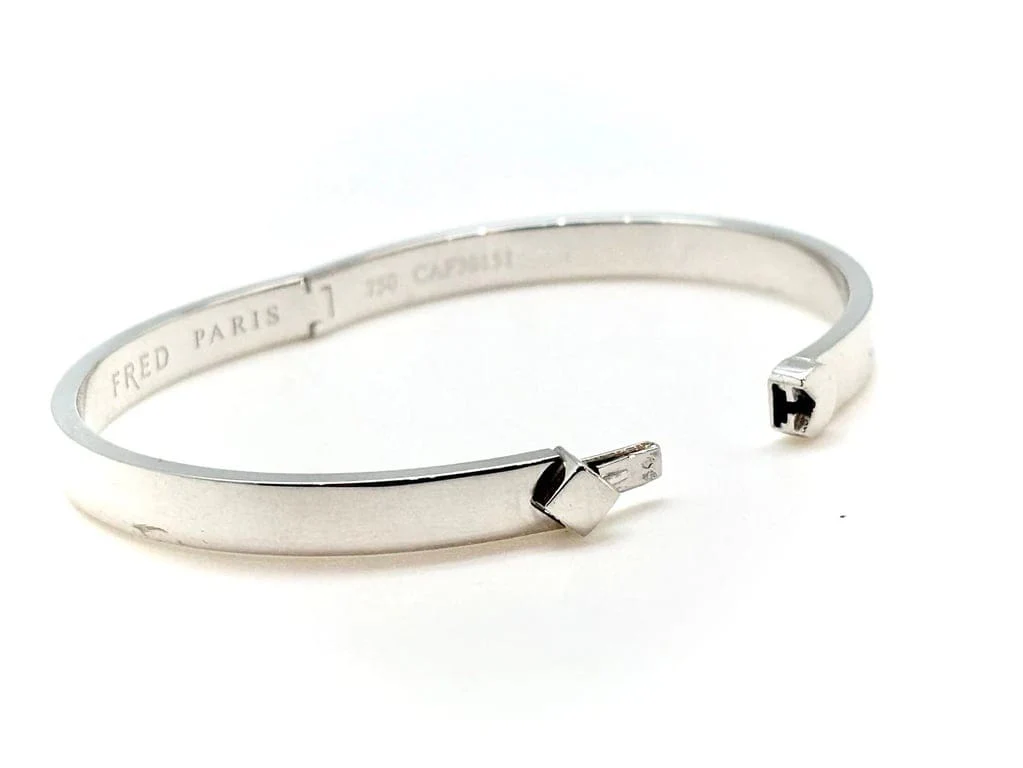 BANGLE BRACELET FRED WHITE GOLD  - Image 2