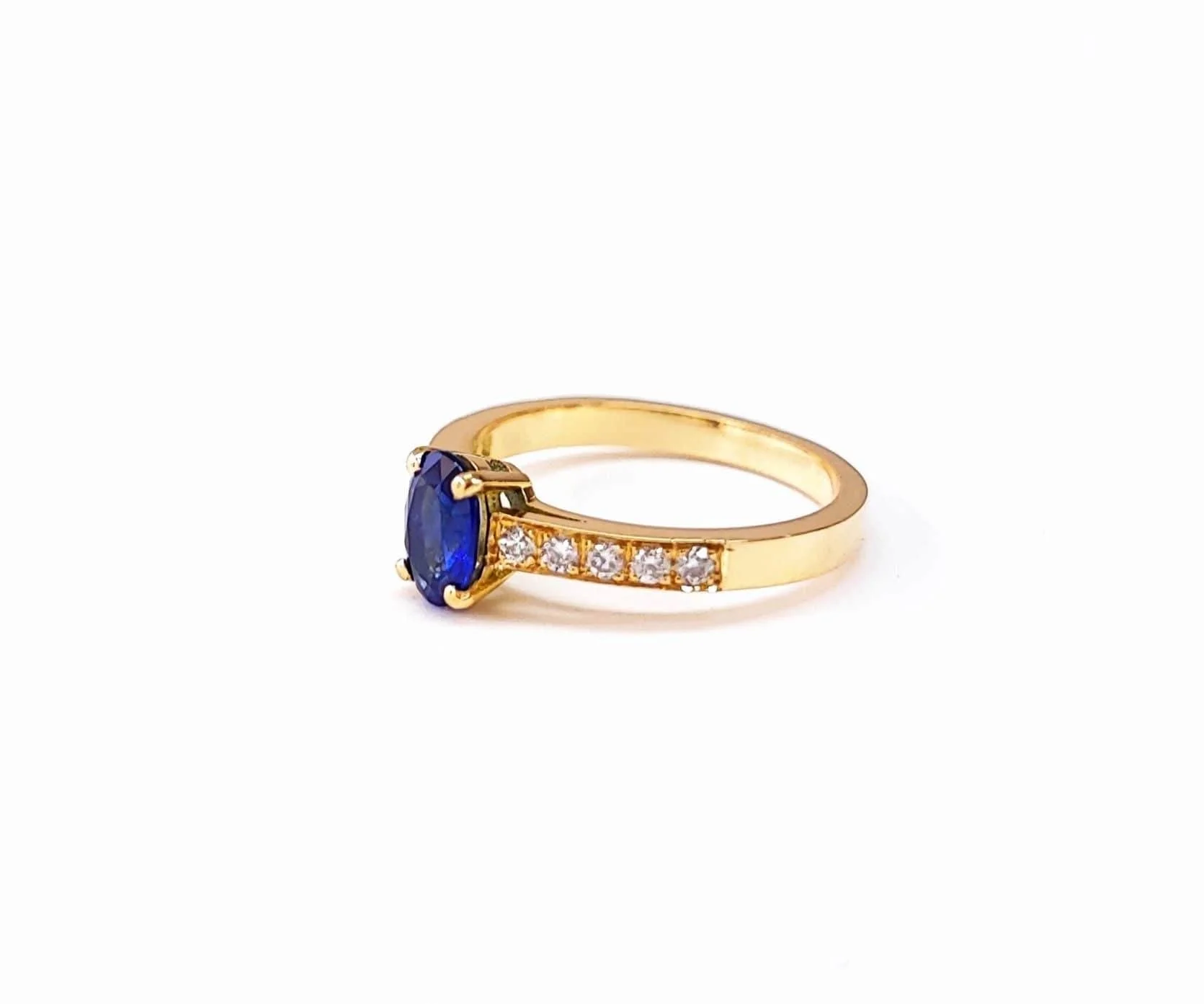 Sapphire and diamond ring - Image 3