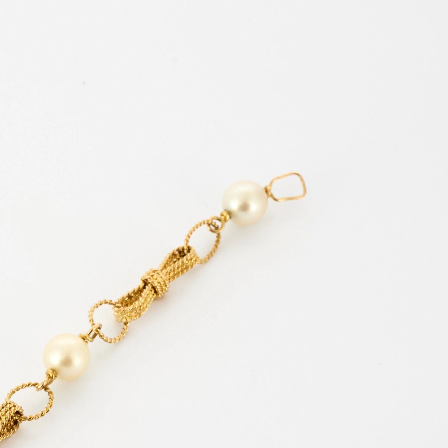 Yellow and pink gold bracelet