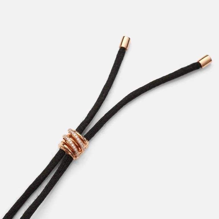 DE GRISOGONO - Necklace Allegra Pink Gold Diamonds  - Image 6