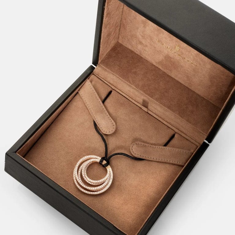 DE GRISOGONO - Necklace Allegra Pink Gold Diamonds  - Image 7