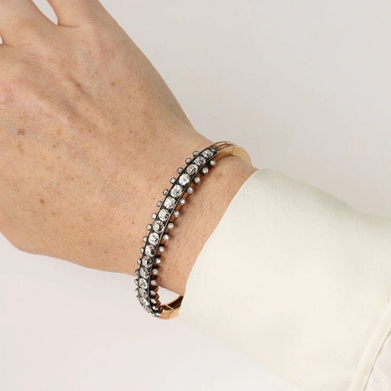 Napoleon III diamond bracelet - Image 2