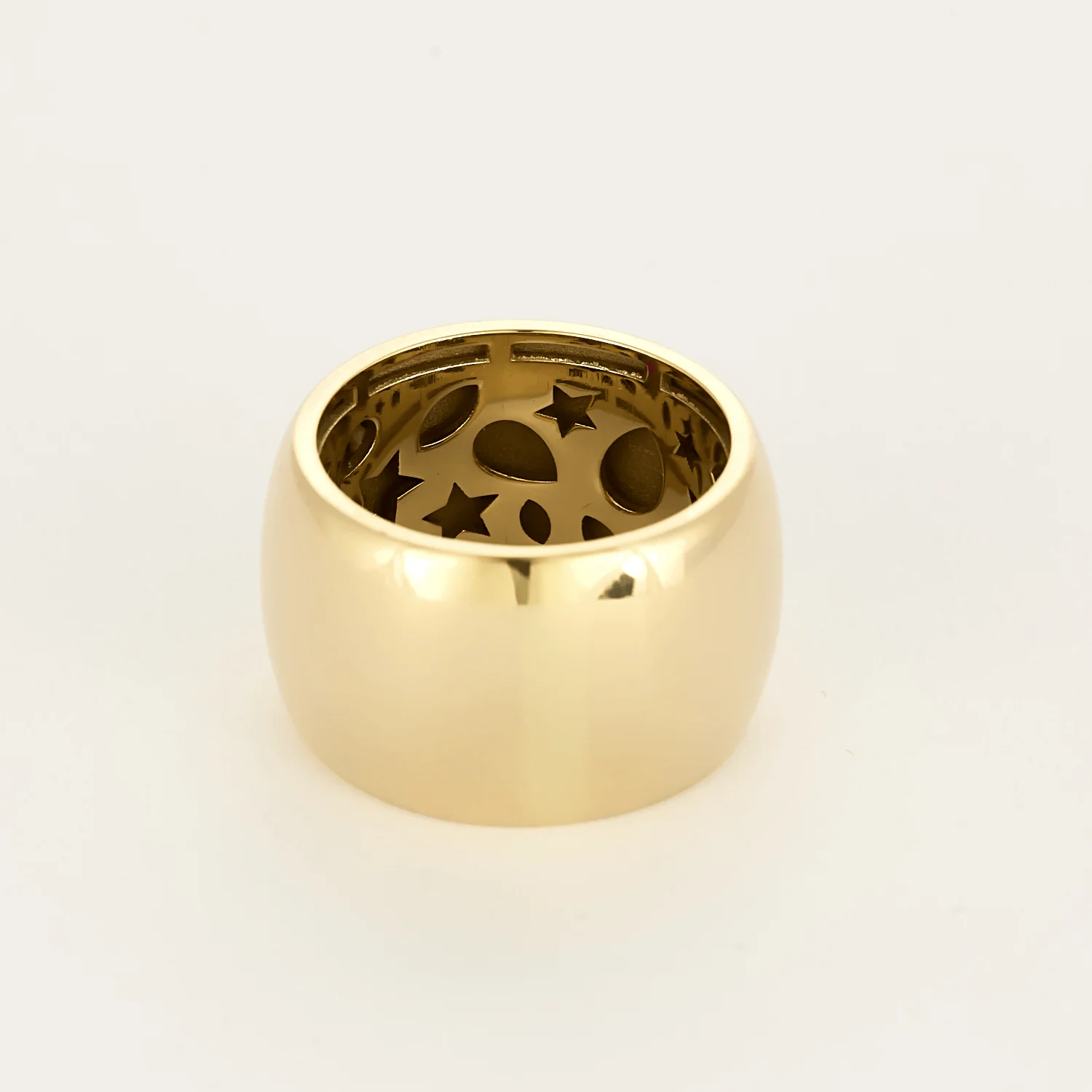 Yellow gold ring with diamonds and rubies - Image 6