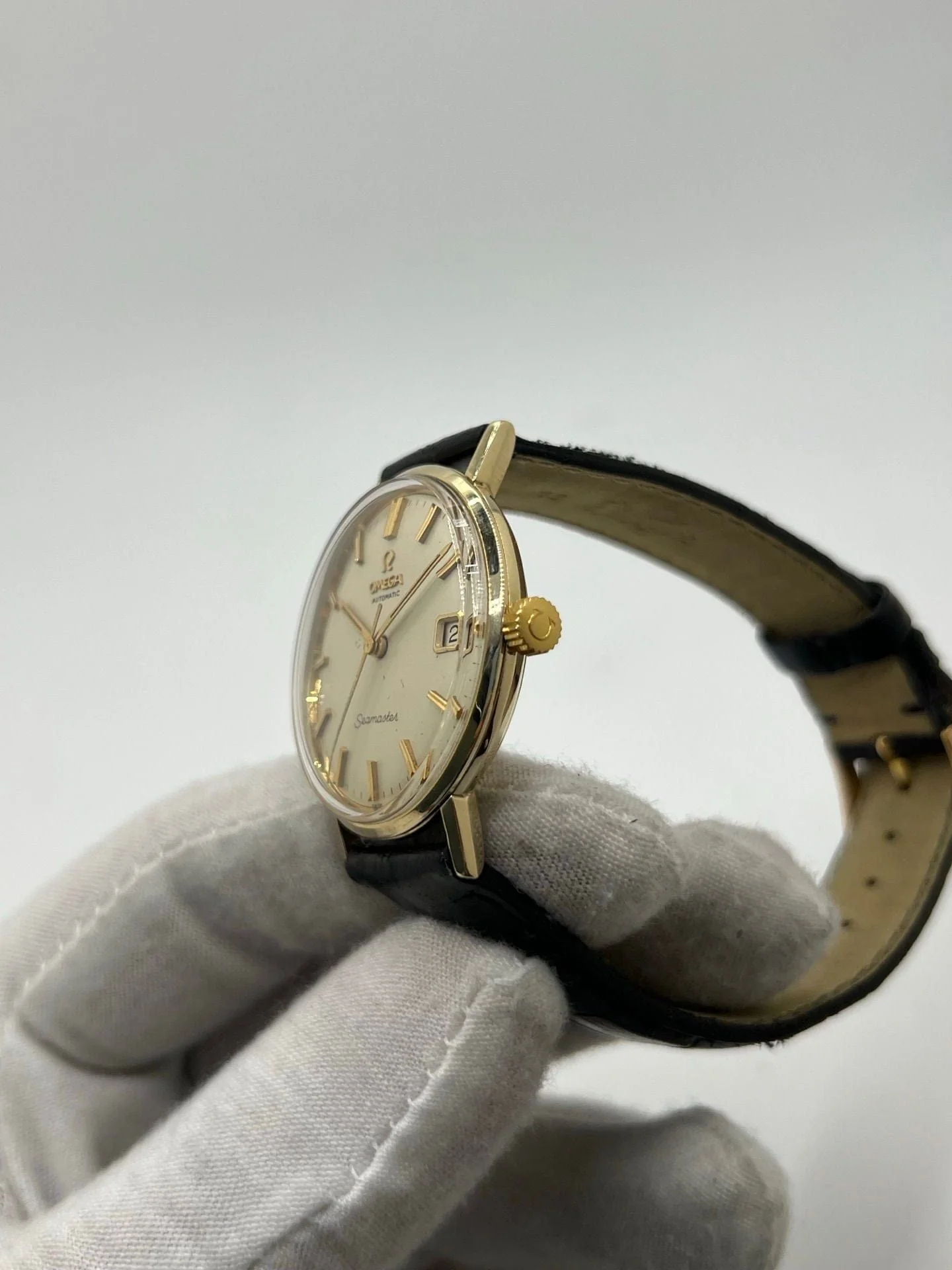 Omega - Seamaster DeVille KL6610 watch in 14K yellow gold  - Image 9