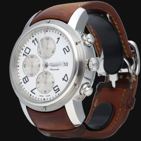 Hermes Clipper Chronograph Watch - Image 3