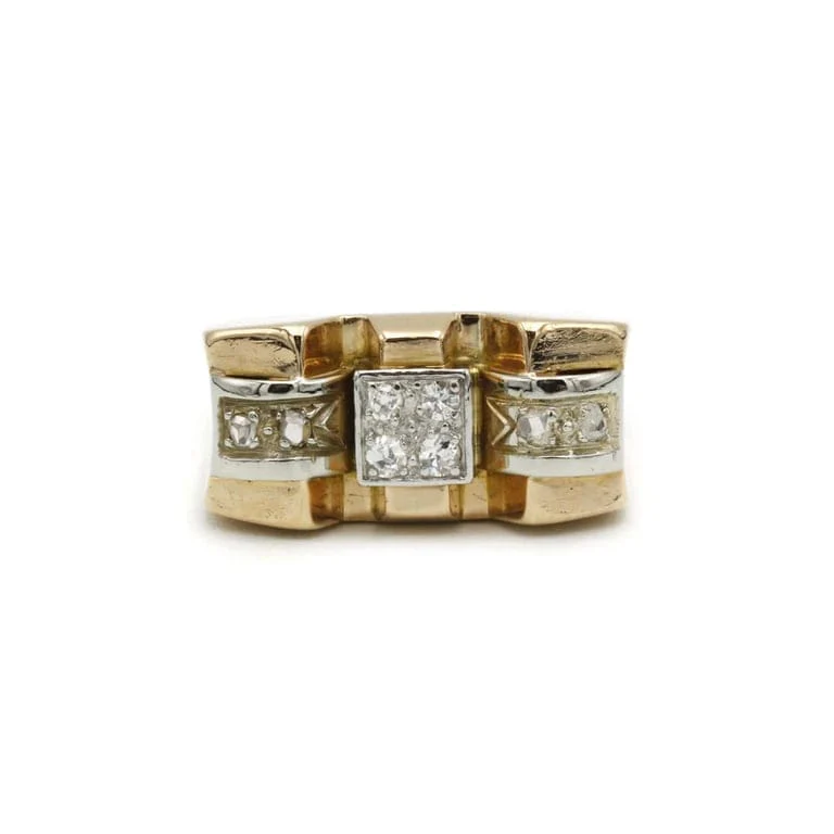 Ring - Yellow gold & Diamonds