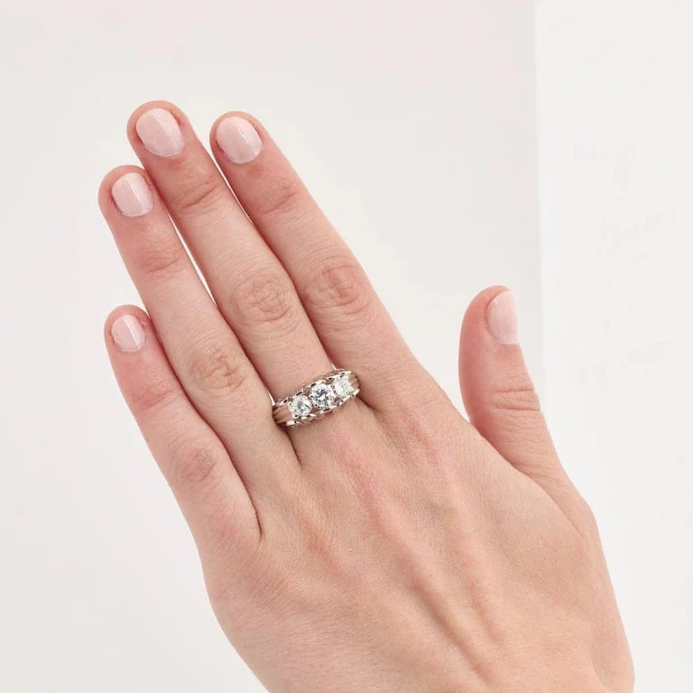 Vintage diamond ring - Image 2