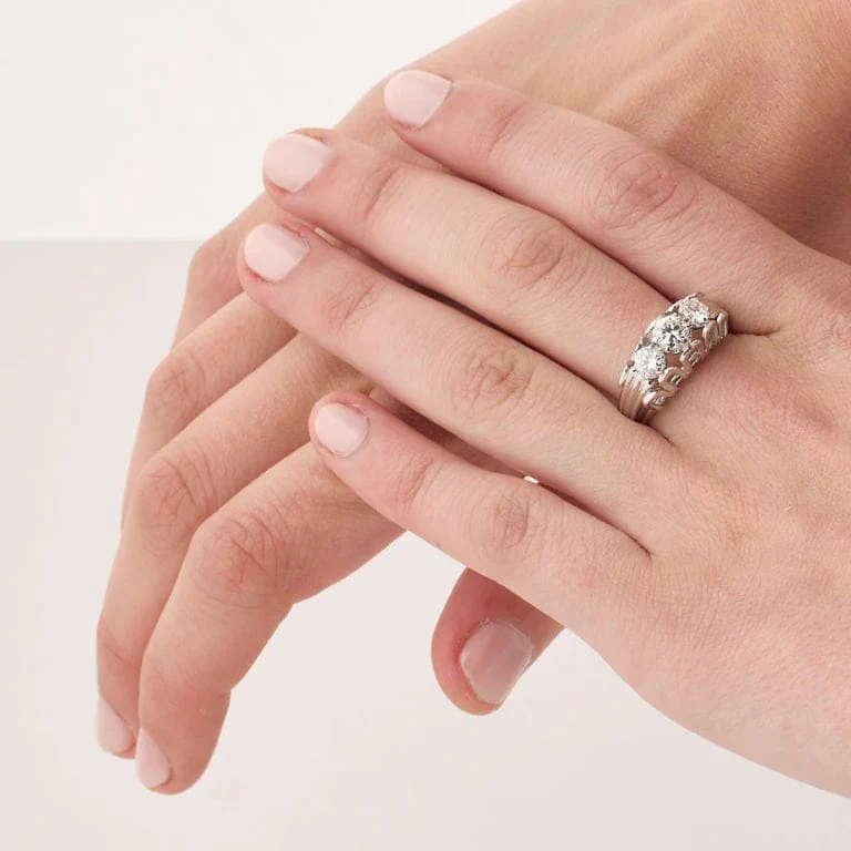 Vintage diamond ring - Image 3