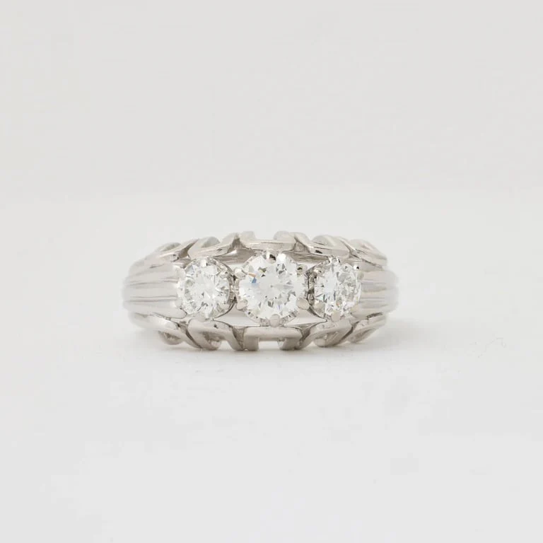 Vintage diamond ring - Image 4