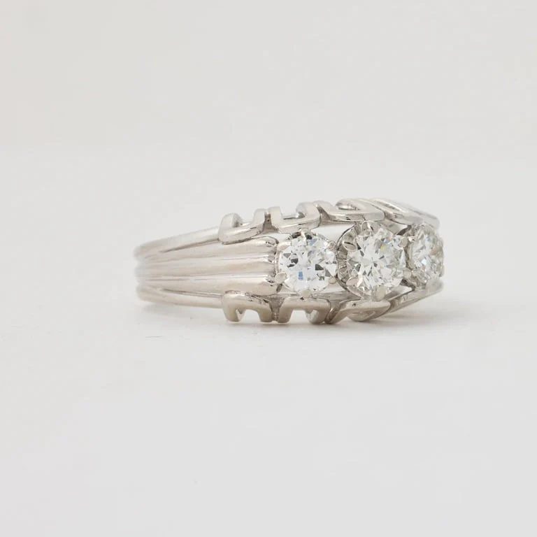 Vintage diamond ring - Image 6