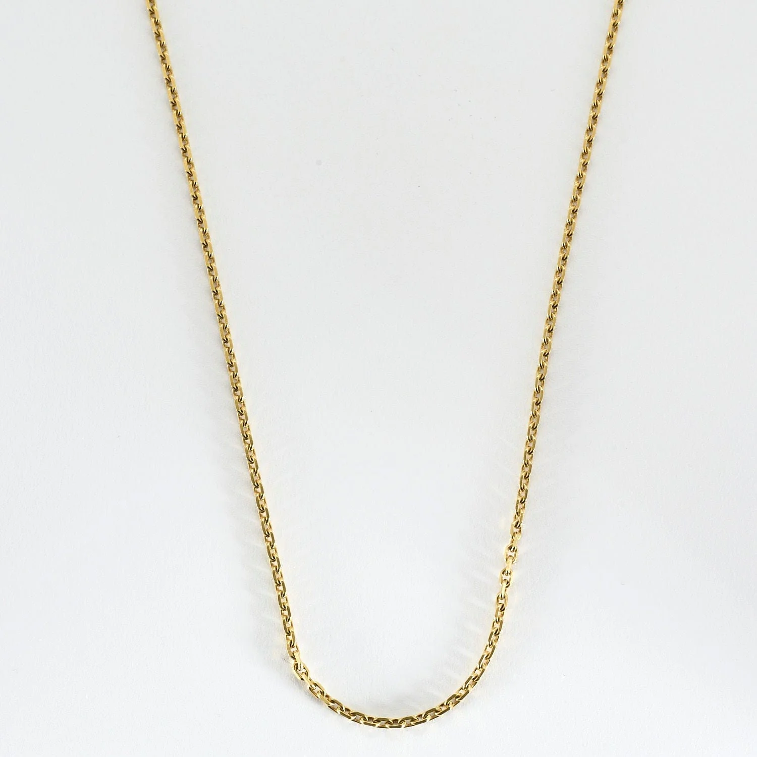 Solid yellow gold forced necklace - Image 3