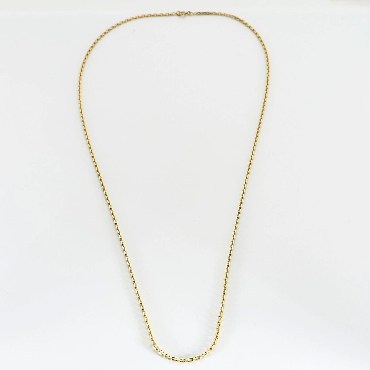 Solid yellow gold forced necklace - Image 4