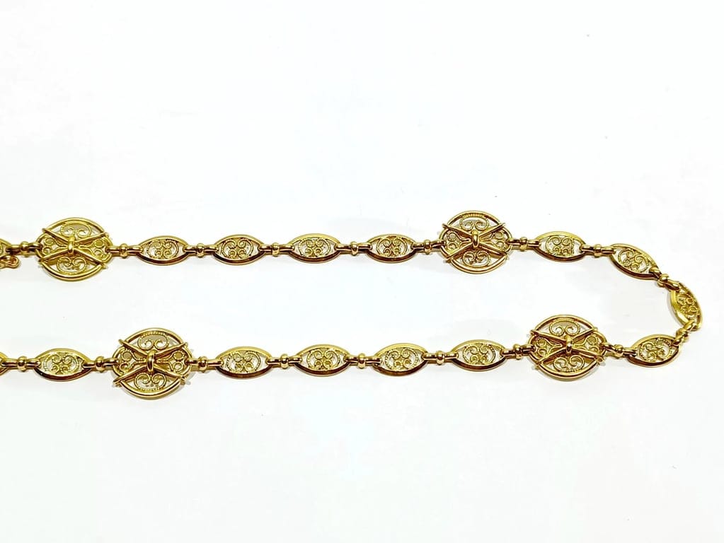 Yellow gold necklace - Image 8