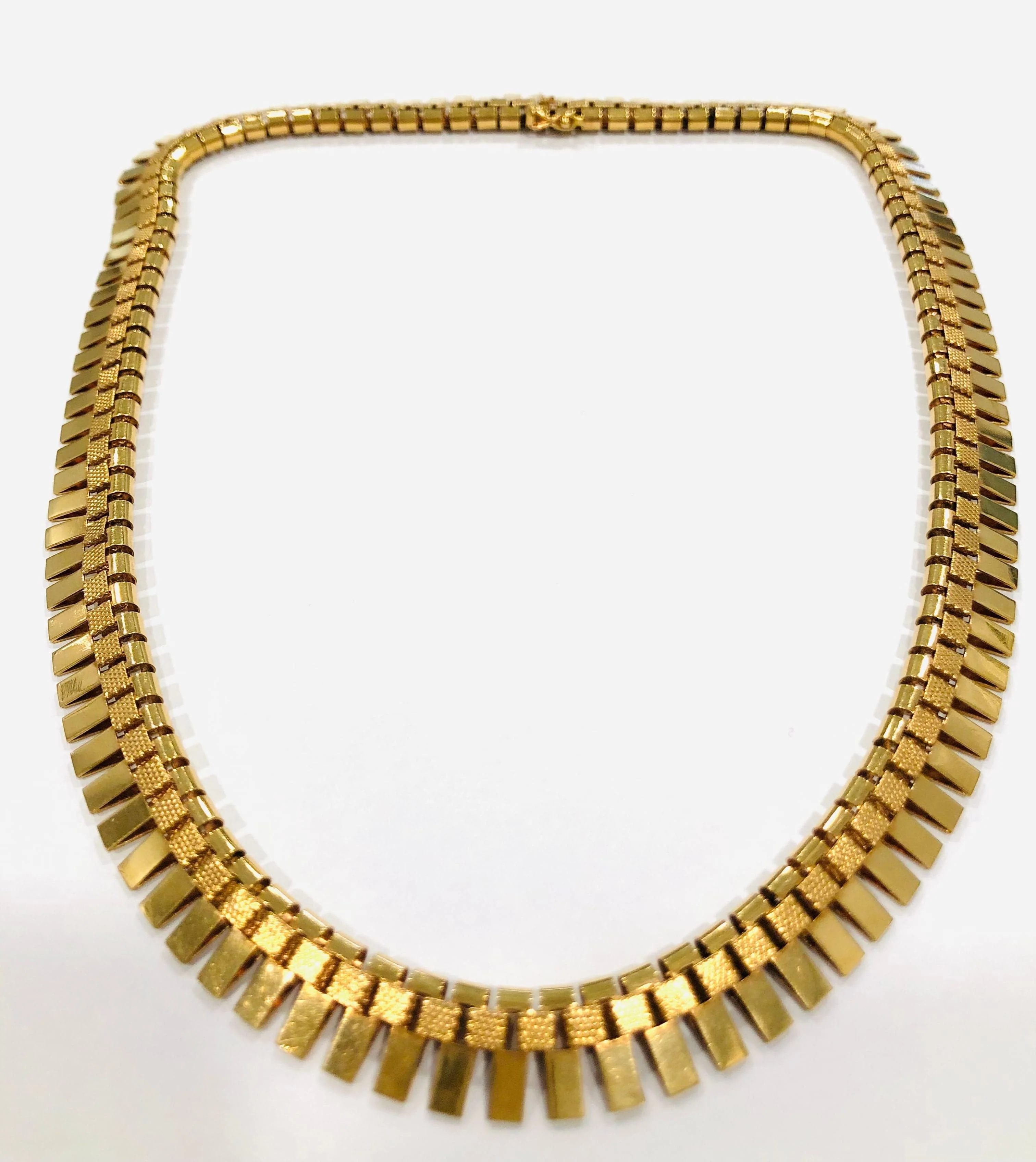 Vintage yellow gold necklace - Image 2