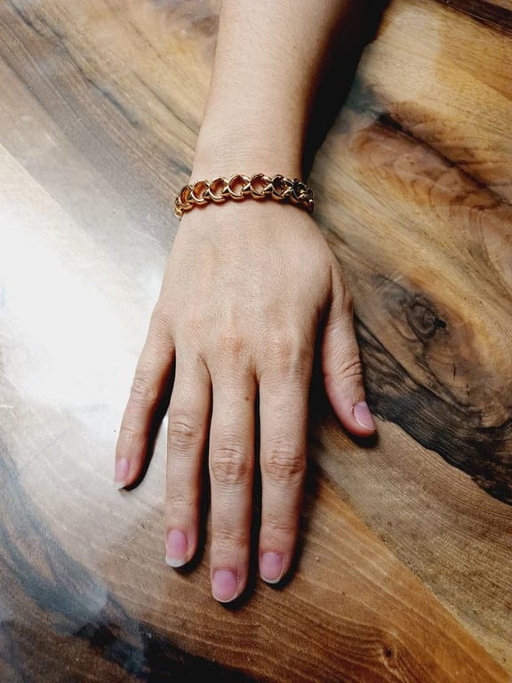 Champagne gold bracelet - Image 4