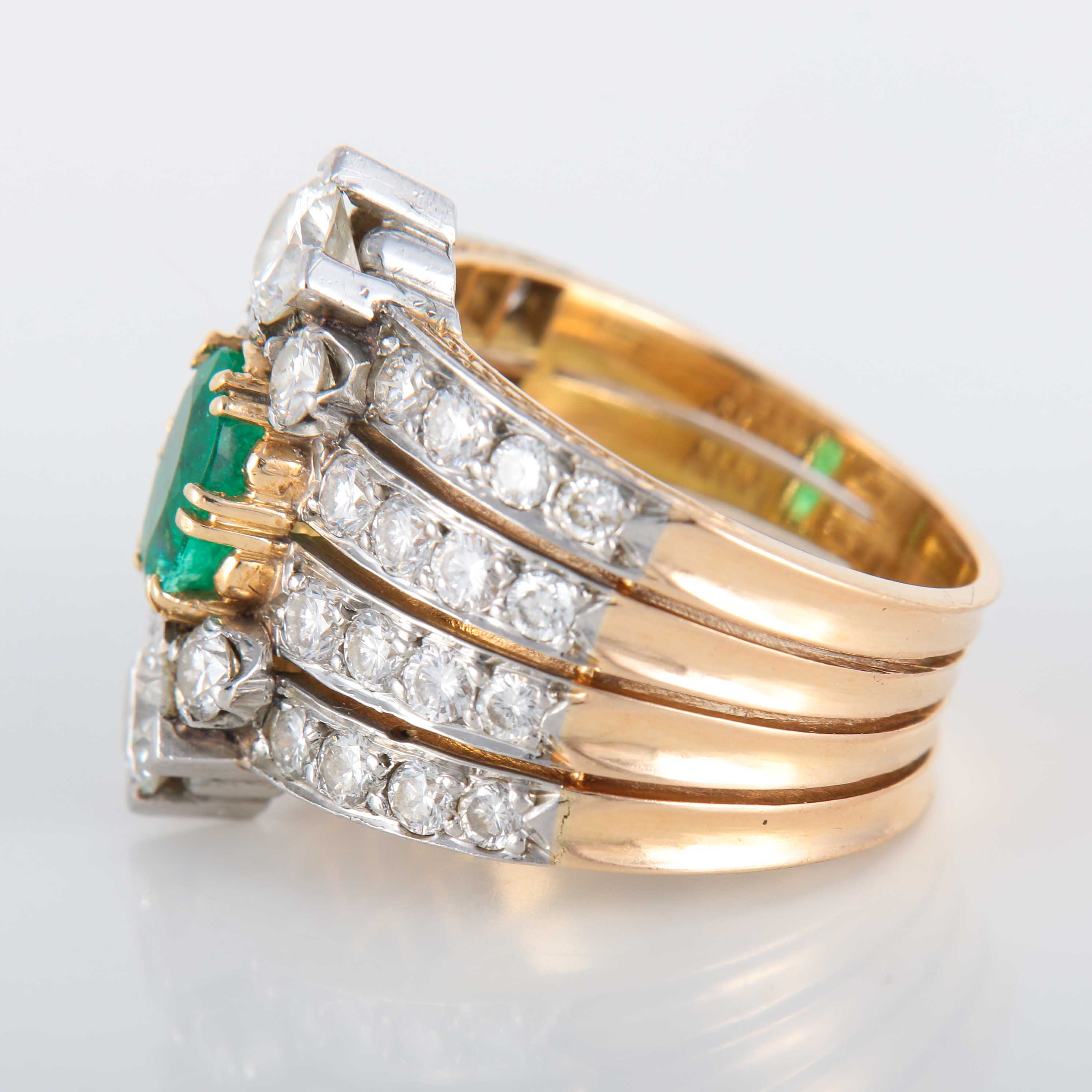 Emerald Diamond Ring - Image 5
