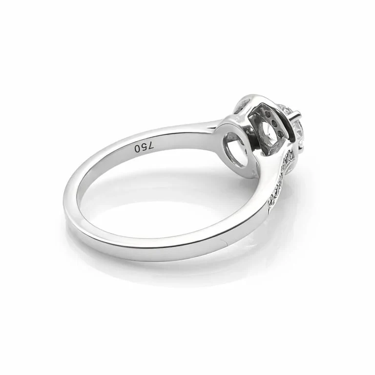 Solitaire gold diamond ring - Image 6