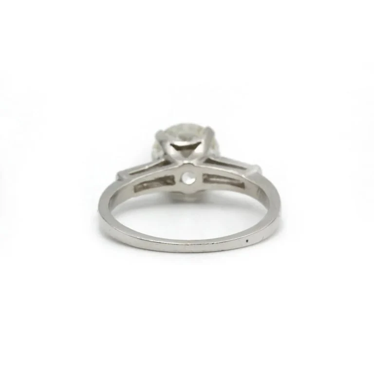 Solitaire - platinum and diamonds - Image 5