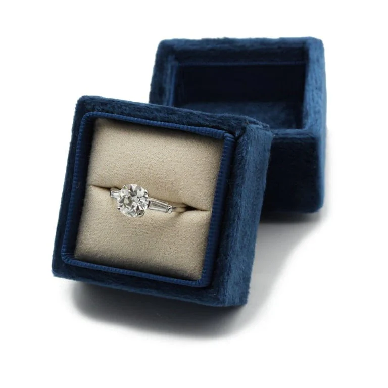 Solitaire - platinum and diamonds - Image 6