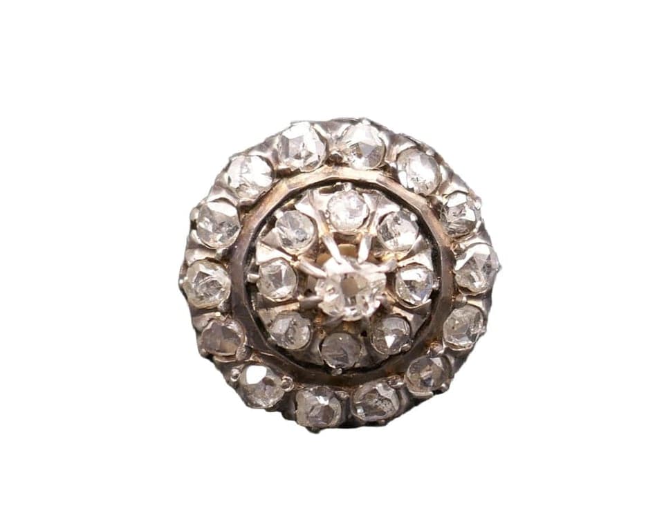 Diamond and yellow gold ring - Image 4