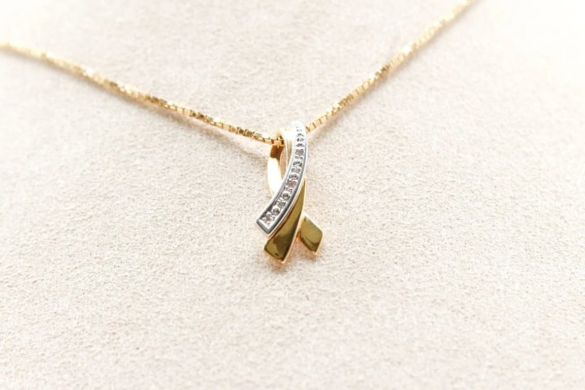 Two-tone ribbon pendant  - Image 5