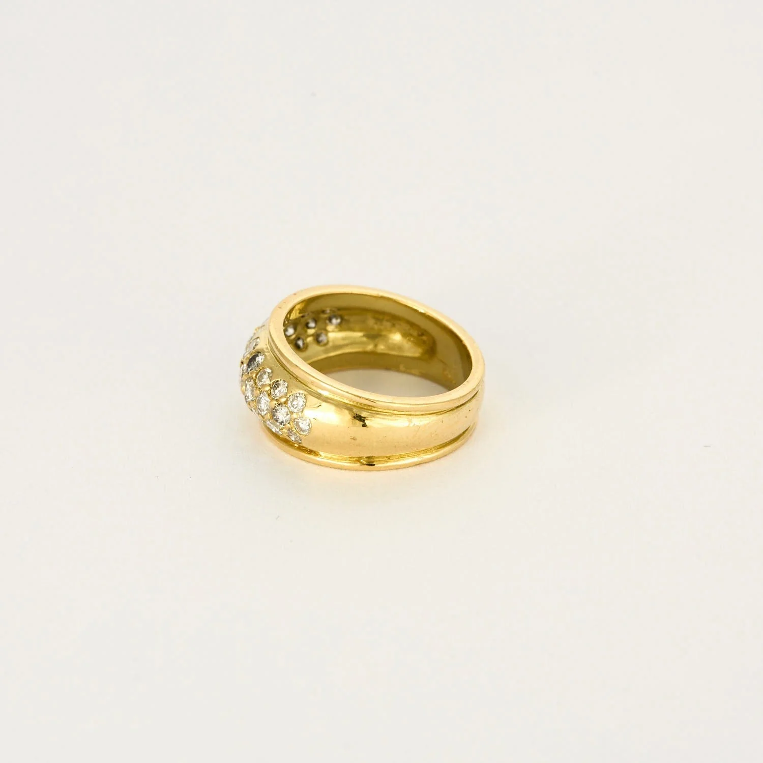 Yellow gold diamond ring - Image 6