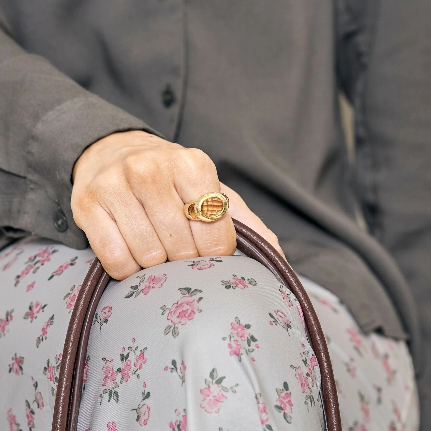 Yellow Gold Citrine Ring - Image 5