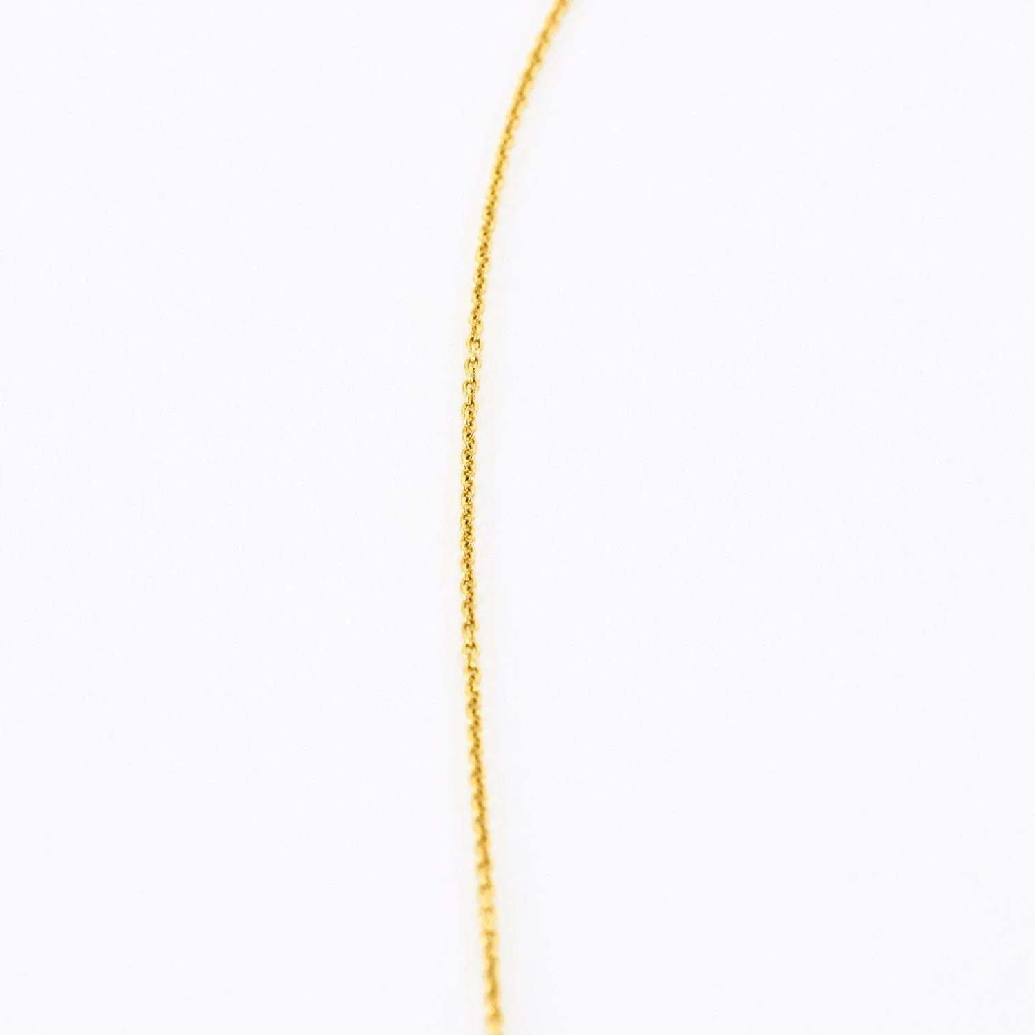 Yellow gold diamond necklace - Image 5
