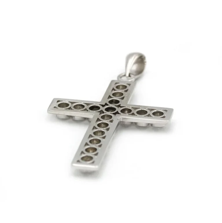 Pendant - platinum and diamonds - Image 3