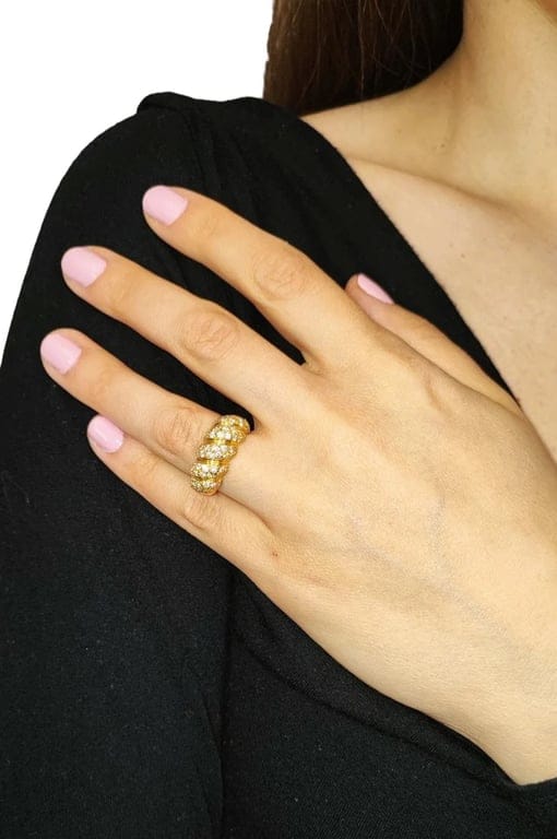 Pave diamond ring - Image 2