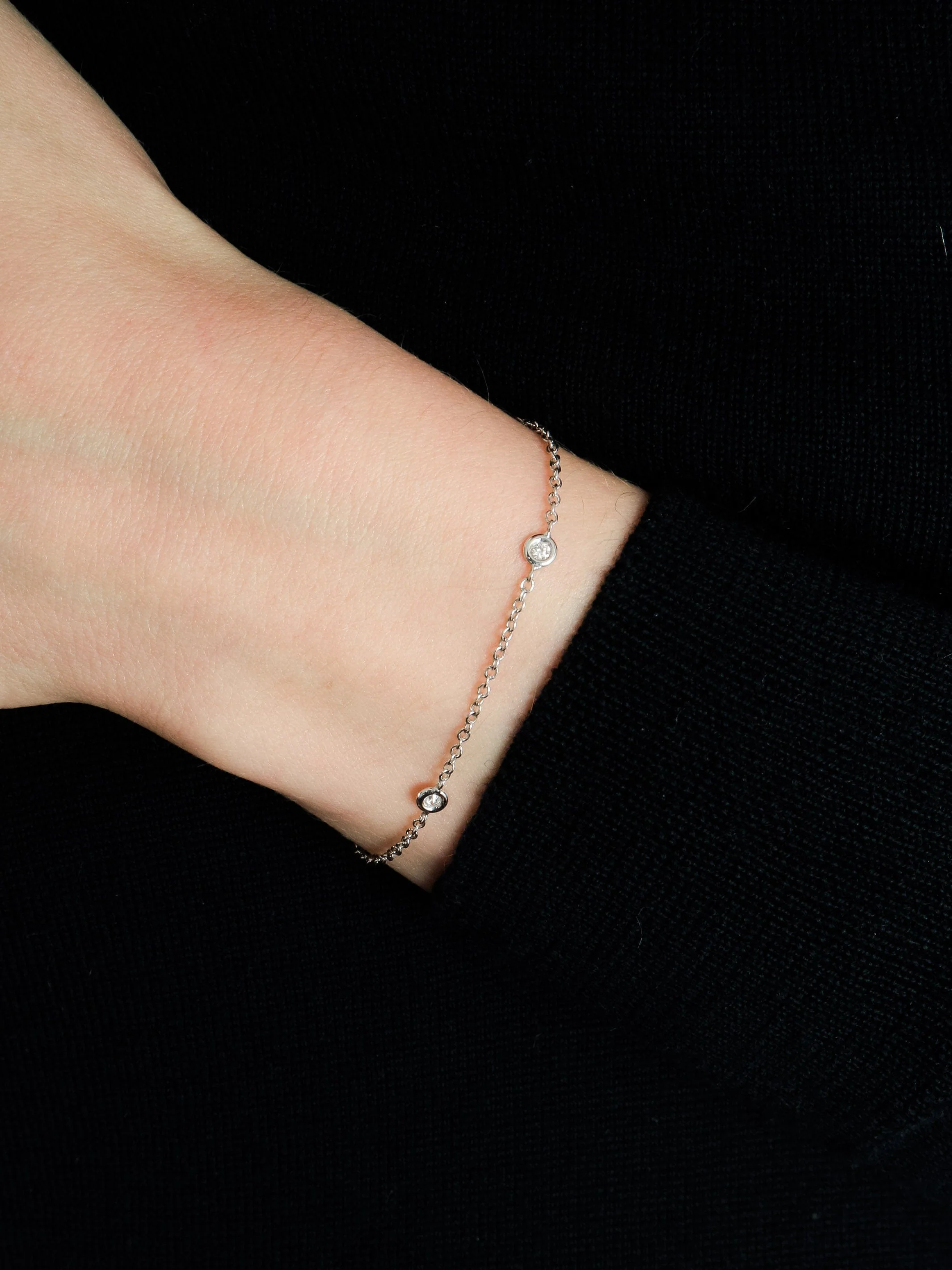 Diamond chain bracelet - Image 2