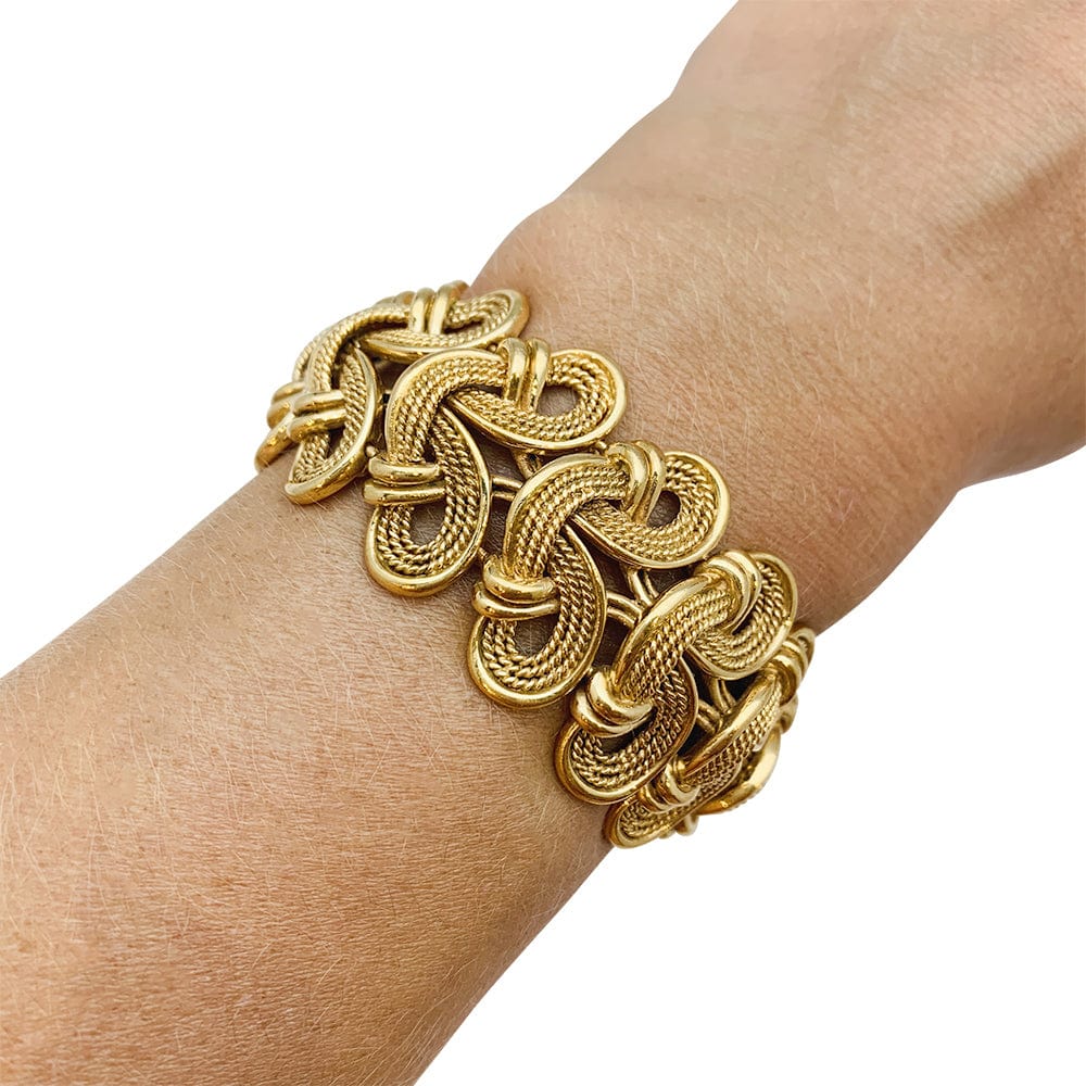 1950 bracelet in pink gold. - Image 2