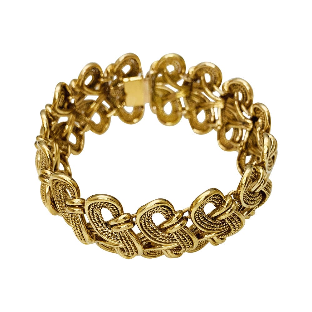 1950 bracelet in pink gold. - Image 3