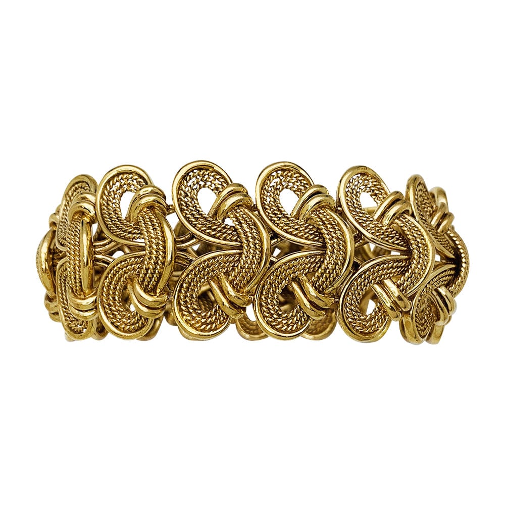 1950 bracelet in pink gold. - Image 4