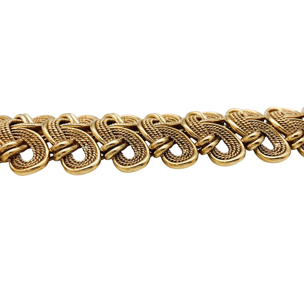 1950 bracelet in pink gold. - Image 6