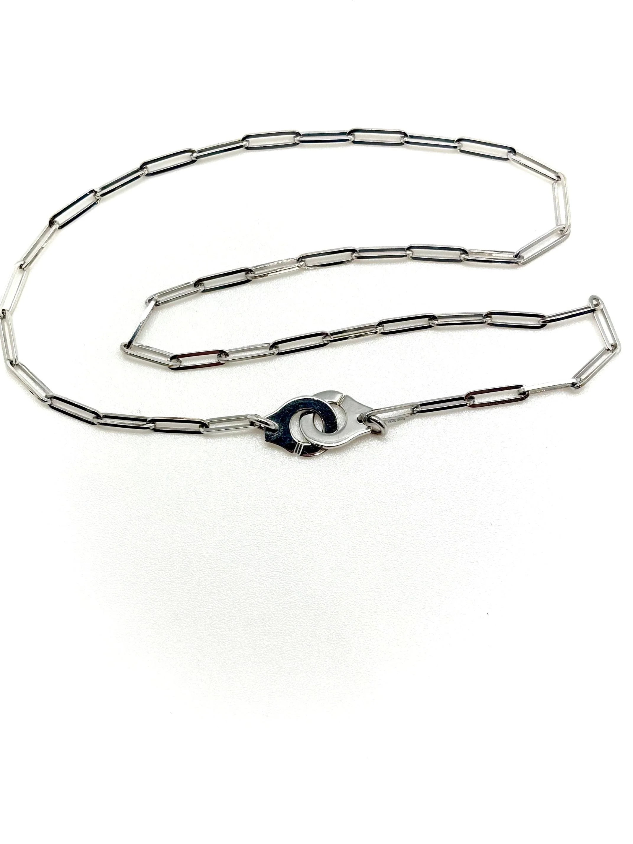 DINH VAN - R10 white gold handcuff necklace - Image 5