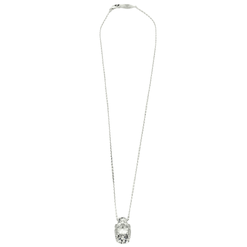 MAUBOUSSIN - White gold necklace, diamonds, topaz