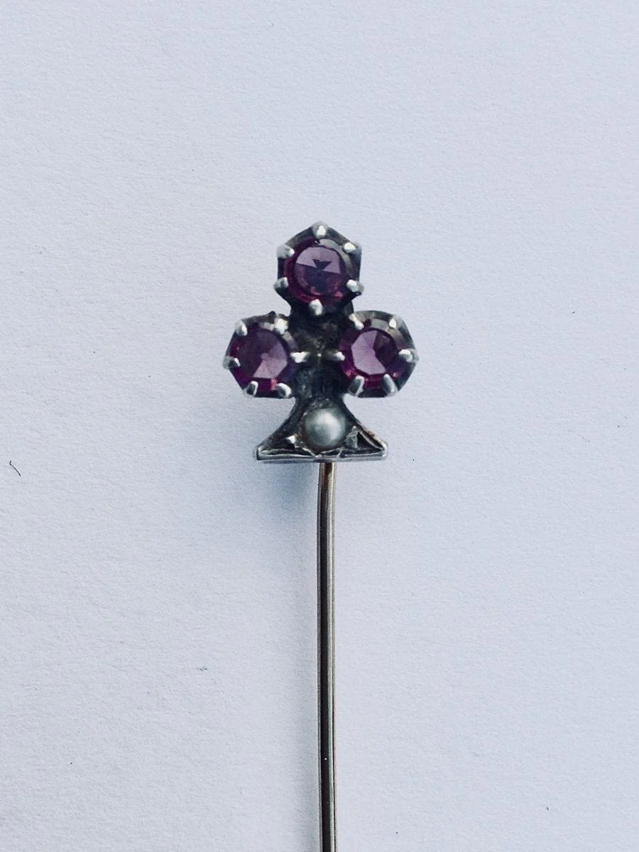 Amethyst Tie Pin - Image 2