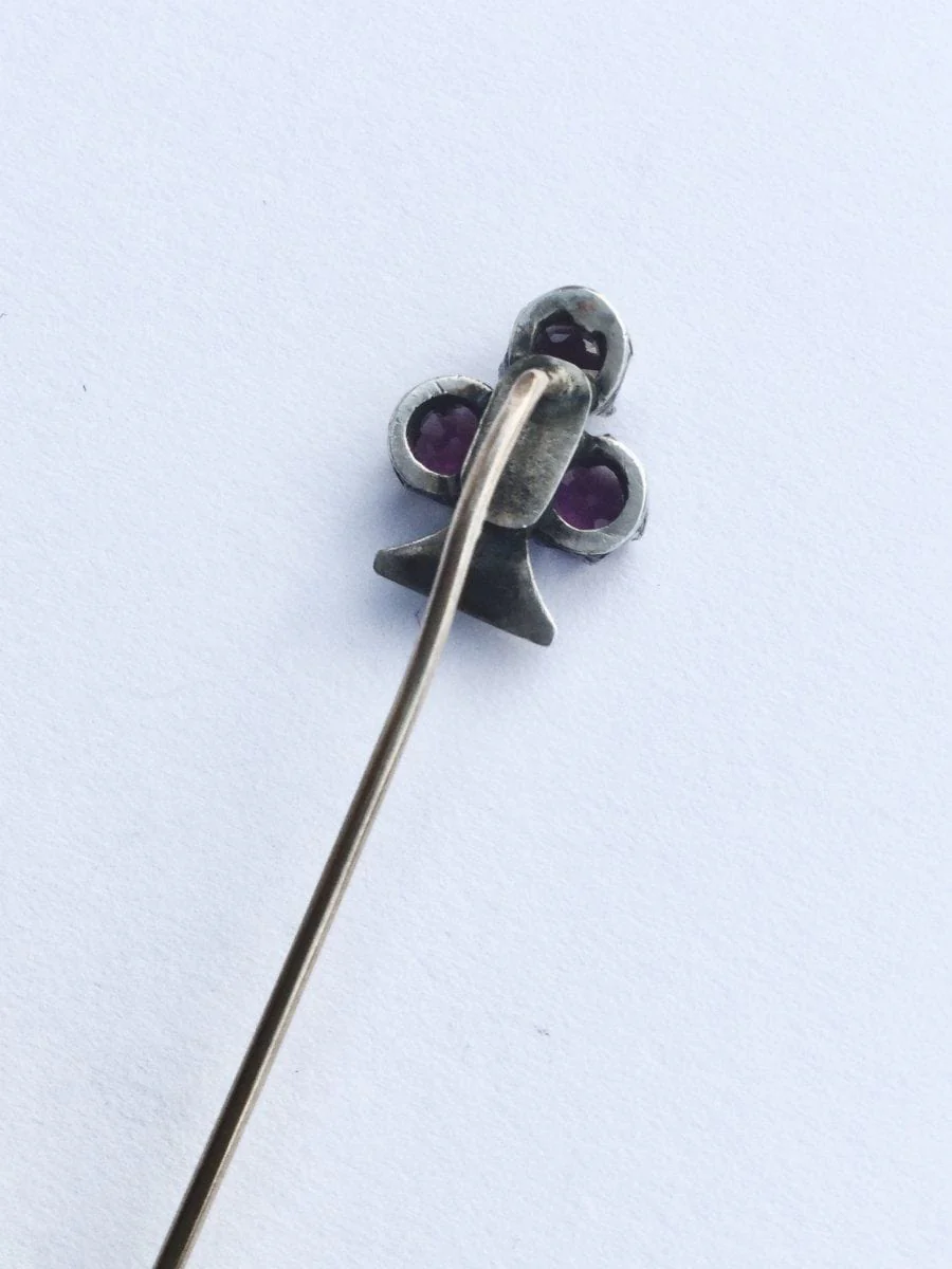 Amethyst Tie Pin - Image 3