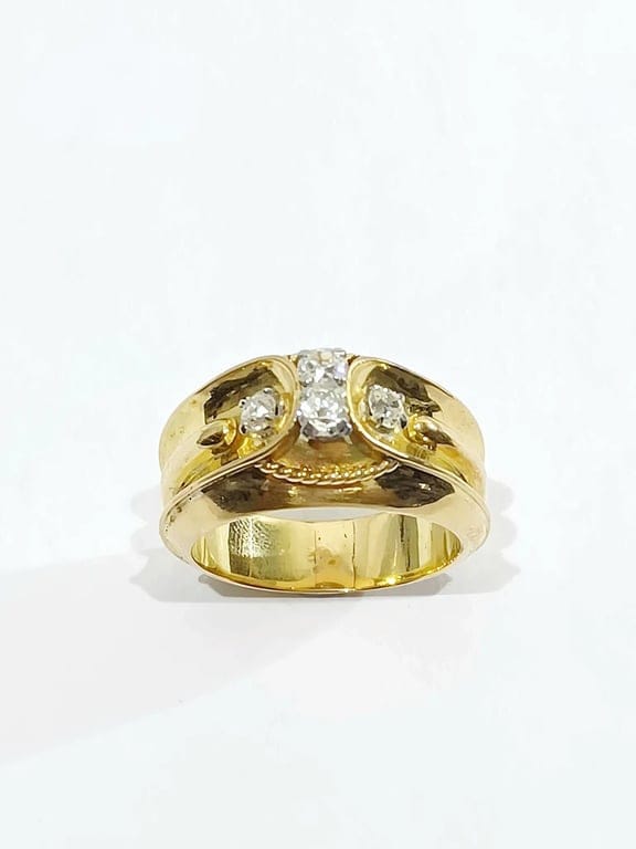 Gold & diamond ring - Image 3