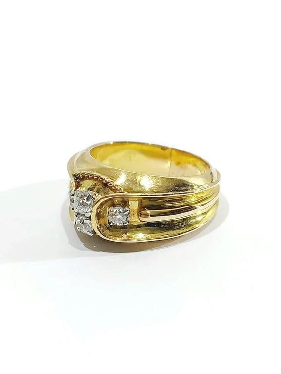 Gold & diamond ring - Image 6