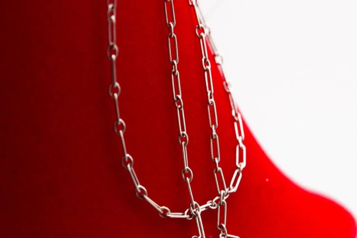 Old necklace Daisy diamond and ruby  - Image 13