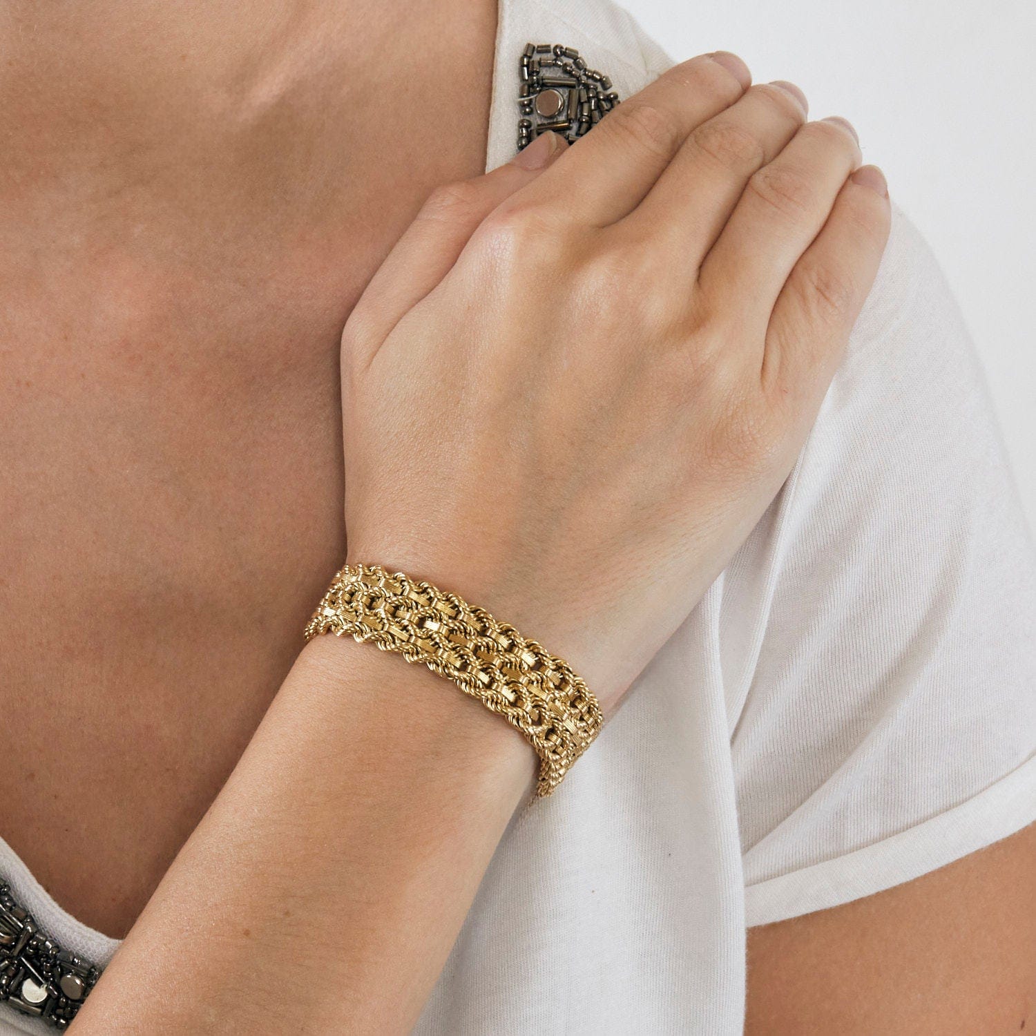 Yellow gold bracelet - Image 5