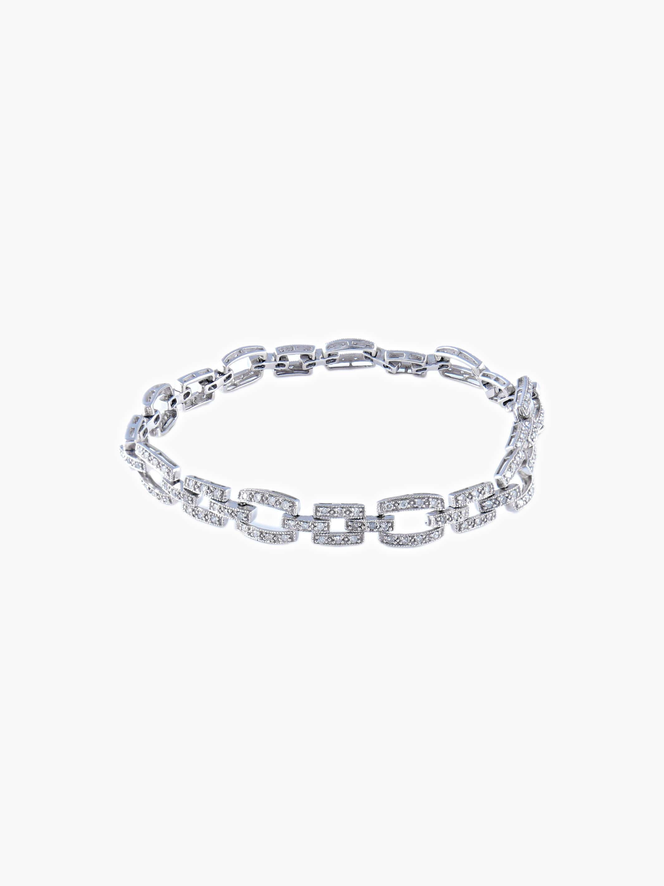 18 link diamond bracelet - Image 3