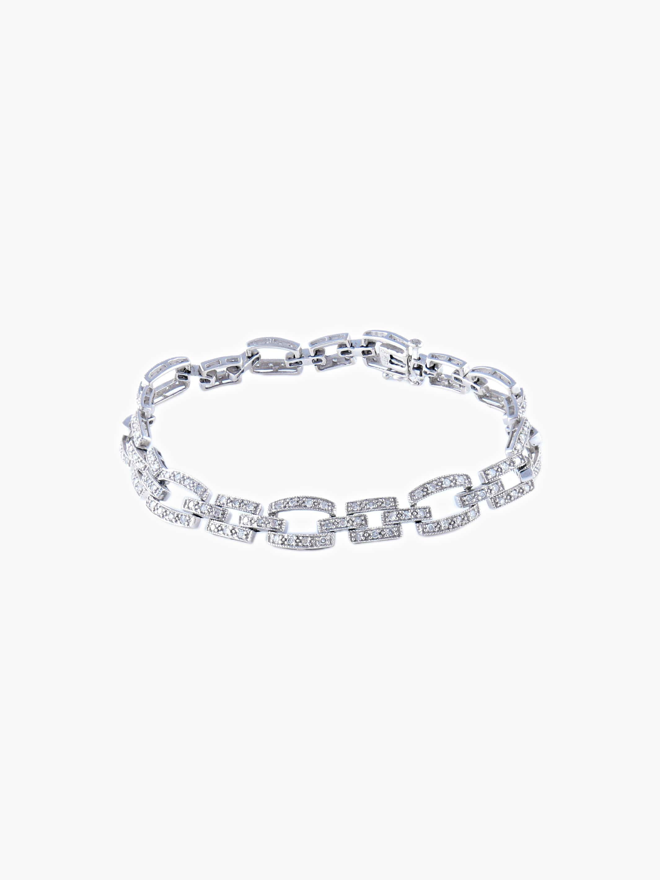 18 link diamond bracelet - Image 4
