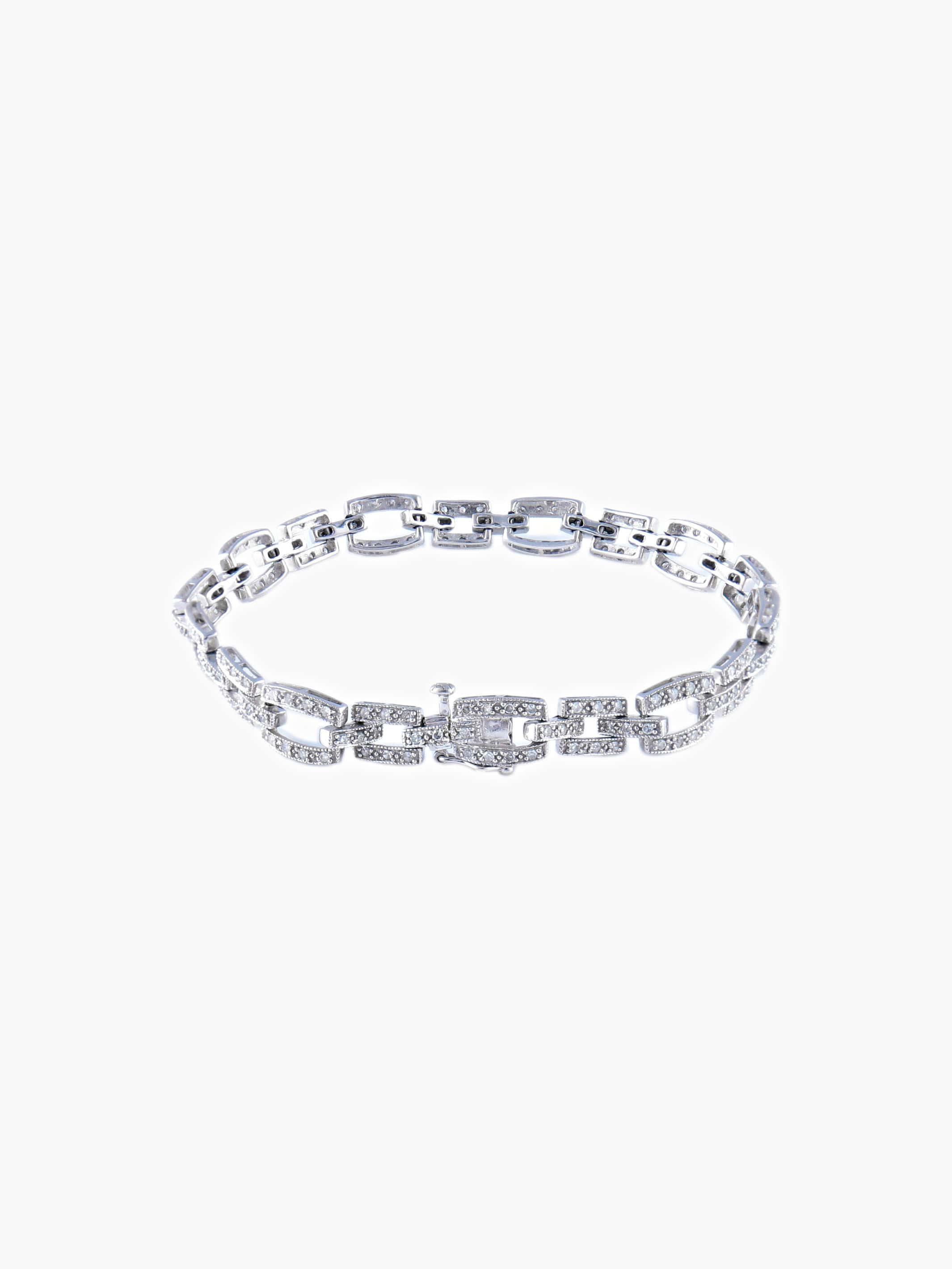 18 link diamond bracelet - Image 5